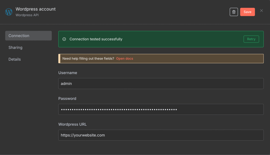 WordPress网站URL